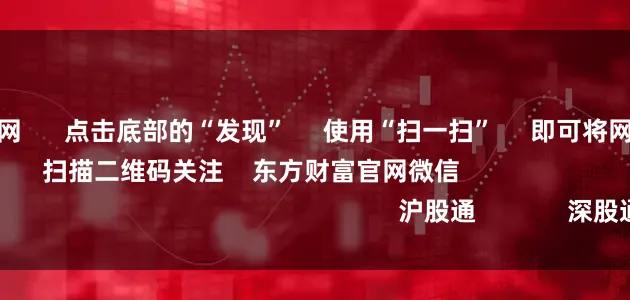 杭州股票配资网      点击底部的“发现”     使用“扫一扫”     即可将网页分享至朋友圈                            扫描二维码关注    东方财富官网微信                                                                        沪股通             深股通